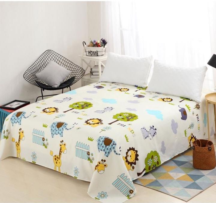 Floral Sanding Soft BedSheet 